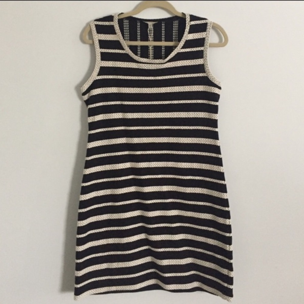 Max Studio Nautical Striped Tank Dress
